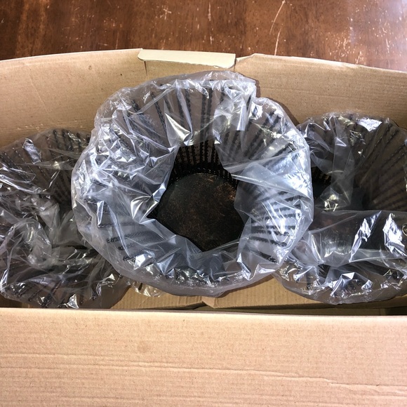 NIB SET of 3 Metal Harvest Candle Holders - Picture 11 of 15